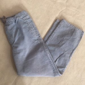 Mini Boden light gray corduroy pants